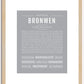 Bronwen | Name Art Print