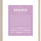 Bronwen | Name Art Print