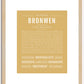 Bronwen | Name Art Print