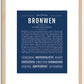 Bronwen | Name Art Print