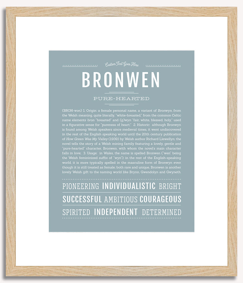 Bronwen | Name Art Print