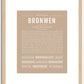 Bronwen | Name Art Print