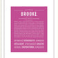 Frame Options | Dark Pink | Black Frame, Matted