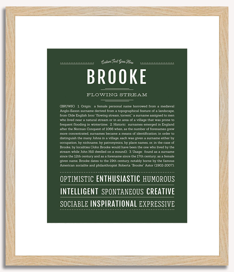 Brooke | Name Art Print