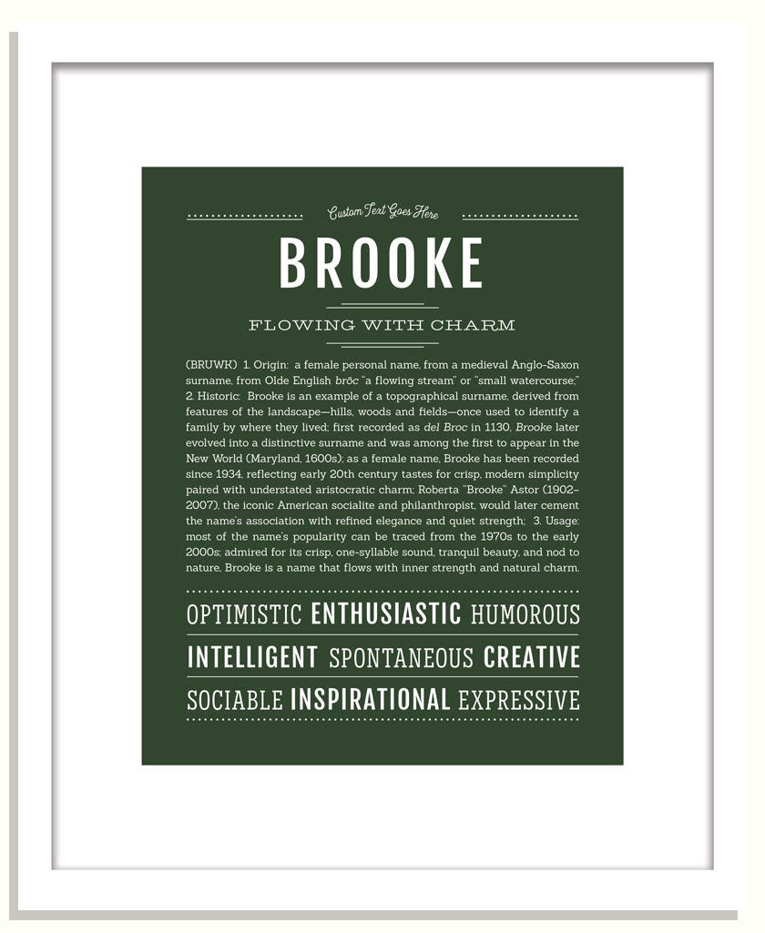Frame Options | Deep Forest | Black Frame, Matted