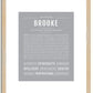 Brooke | Name Art Print