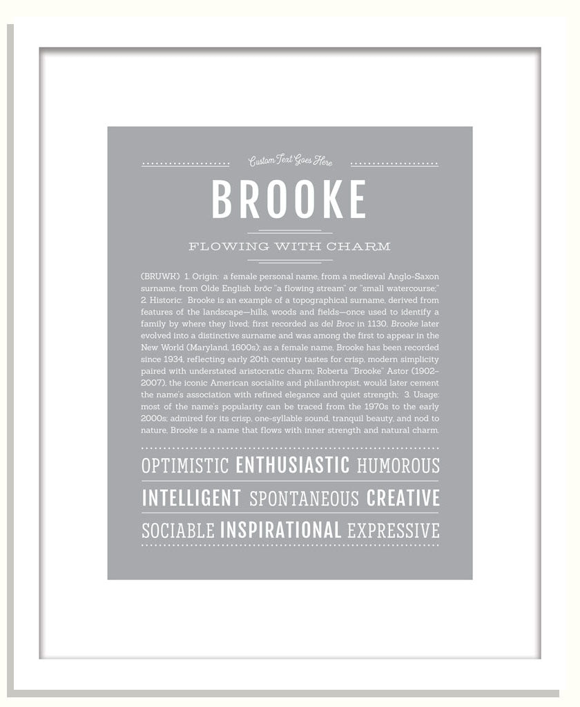 Frame Options | Light Gray | Black Frame, Matted