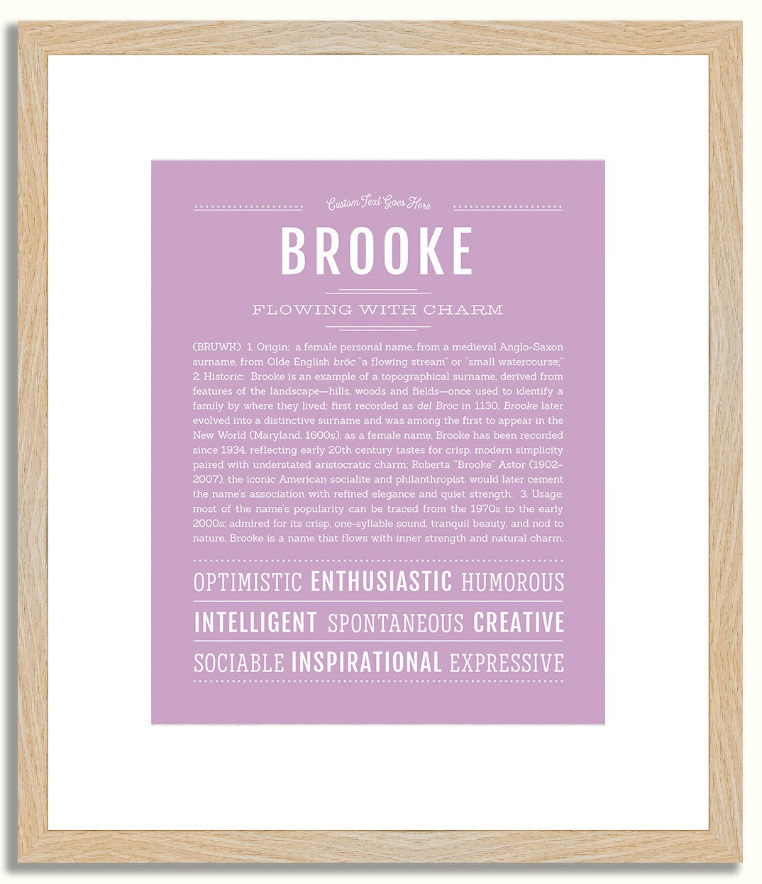 Brooke | Name Art Print