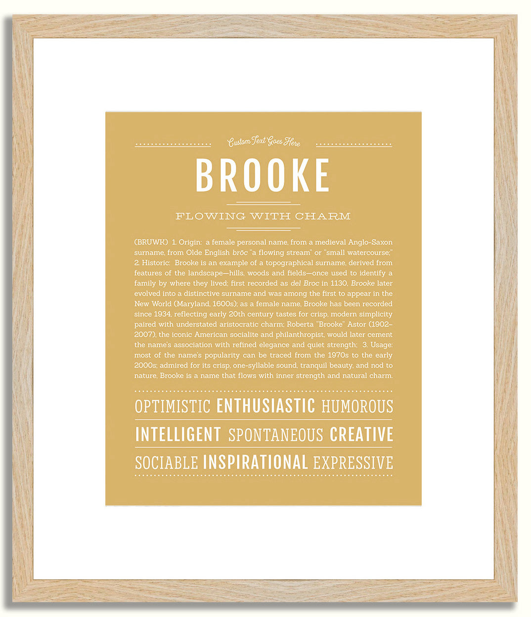 Brooke | Name Art Print