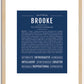 Brooke | Name Art Print