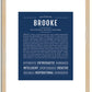 Brooke | Name Art Print