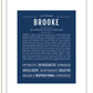 Frame Options | Midnight Blue | Black Frame, Matted
