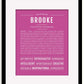 Frame Options | Dark Pink | Black Frame, Matted