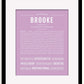 Frame Options | Lilac | Black Frame, Matted