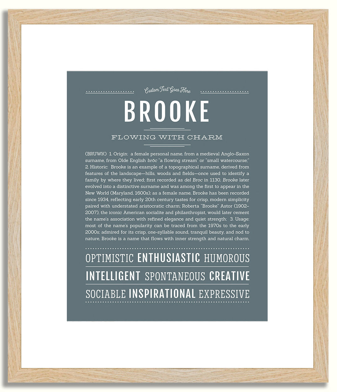 Brooke | Name Art Print