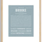 Brooke | Name Art Print