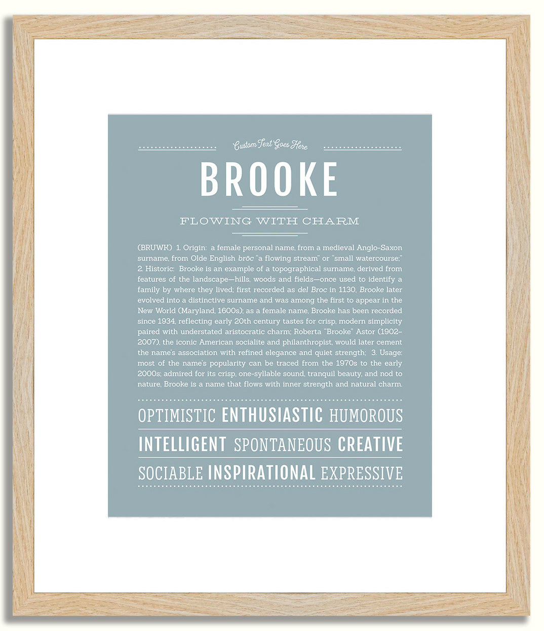 Brooke | Name Art Print