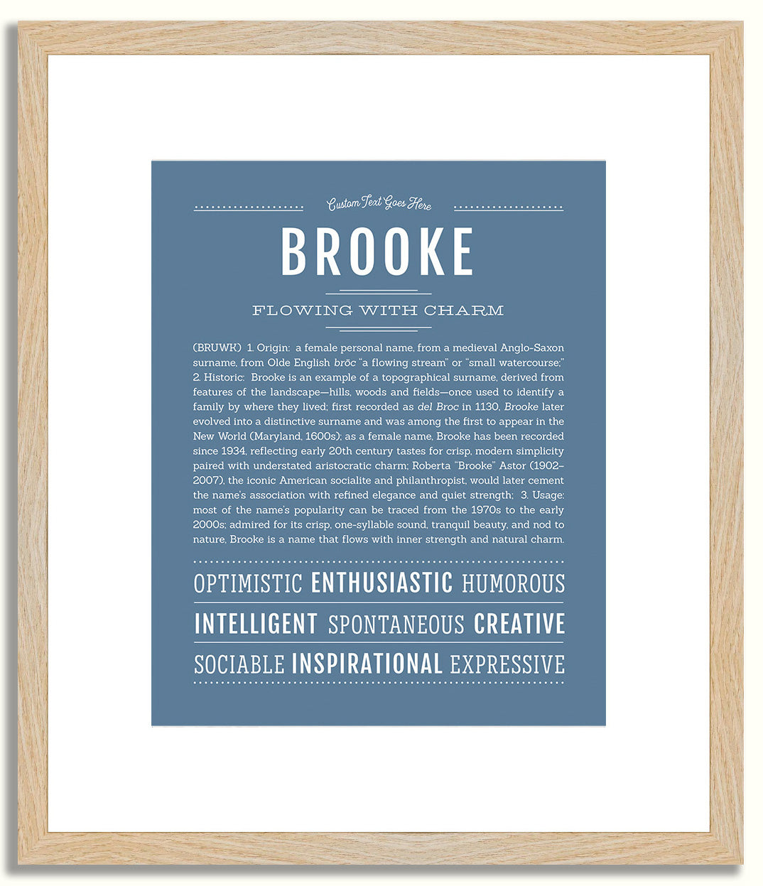 Brooke | Name Art Print
