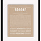 Frame Options | Tan | Maple Frame, Matted