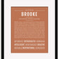 Frame Options | Terra Cotta | Maple Frame, Matted