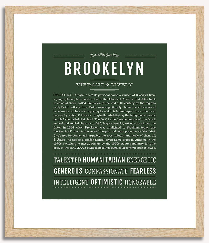 Brookelyn | Name Art Print