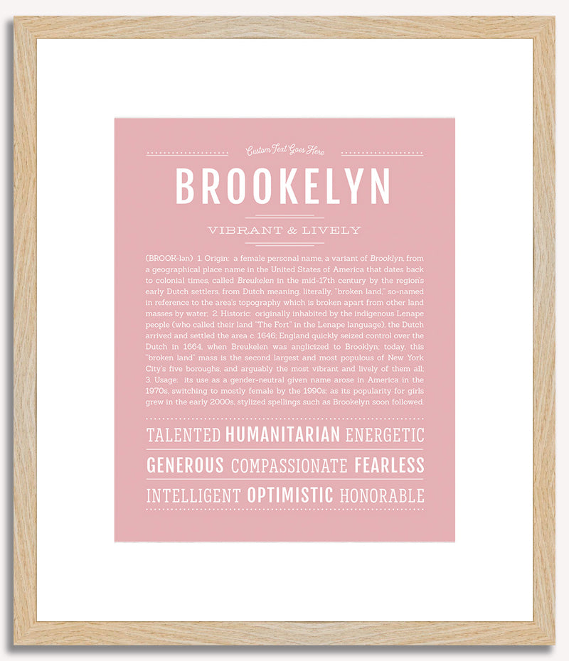 Brookelyn | Name Art Print