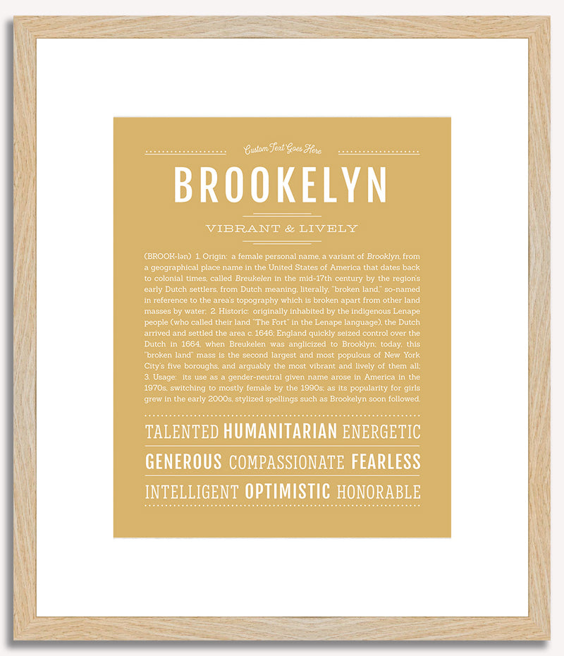 Brookelyn | Name Art Print