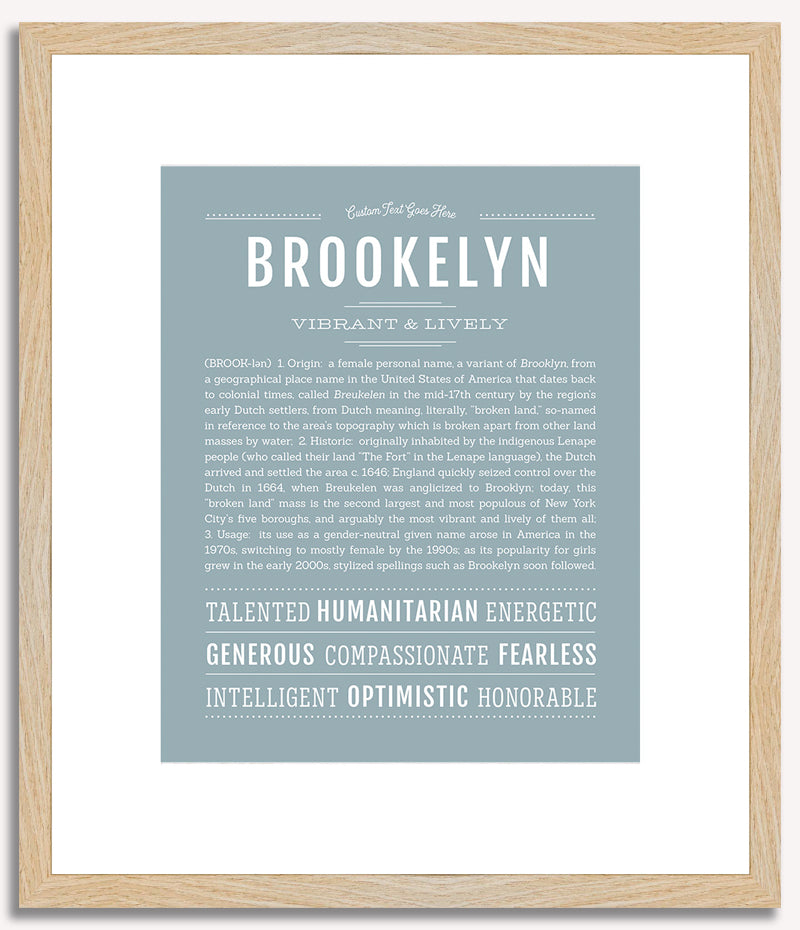 Brookelyn | Name Art Print