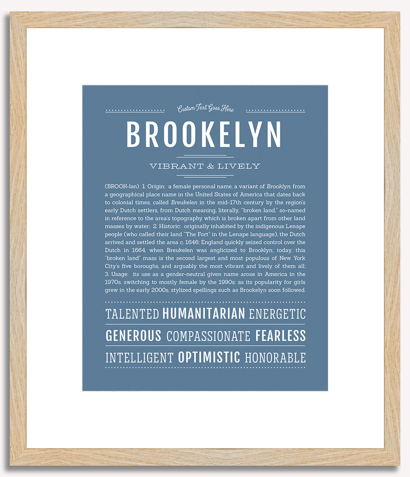 Brookelyn | Name Art Print