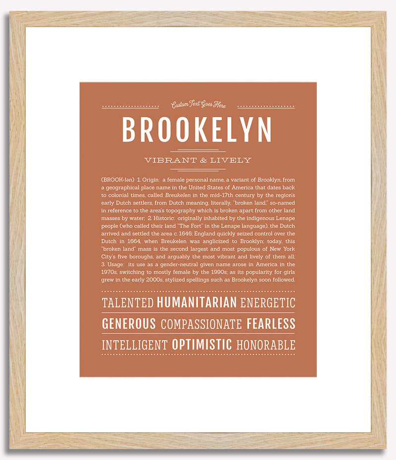 Brookelyn | Name Art Print