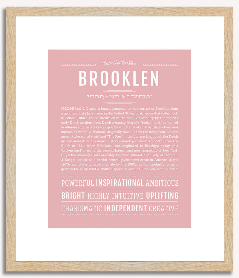 Brooklen | Name Art Print