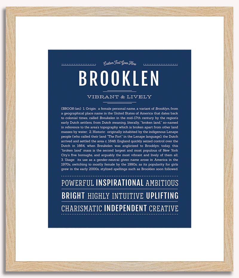 Brooklen | Name Art Print