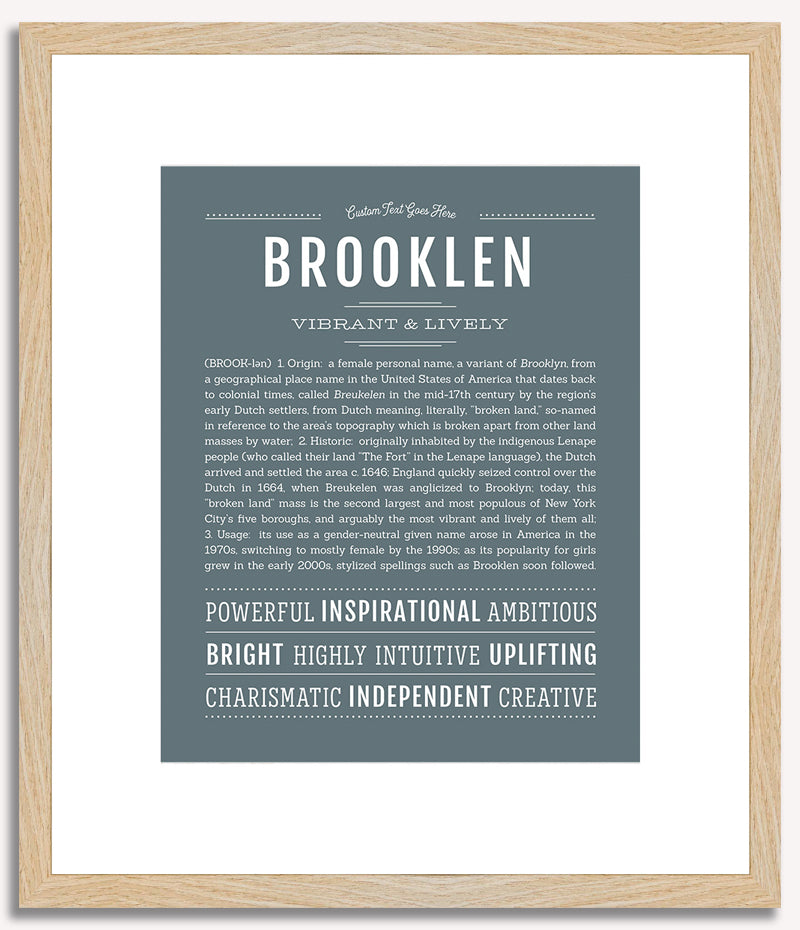 Brooklen | Name Art Print