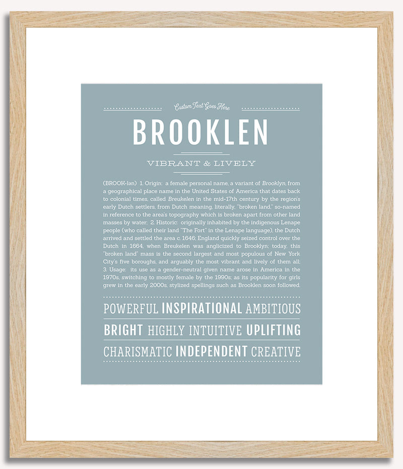 Brooklen | Name Art Print