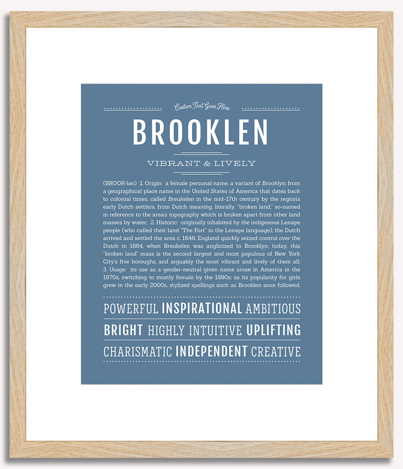 Brooklen | Name Art Print