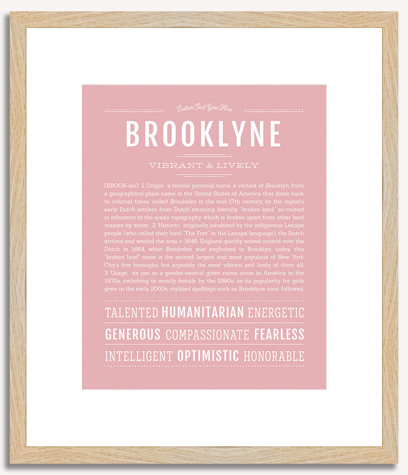 Brooklyne | Name Art Print