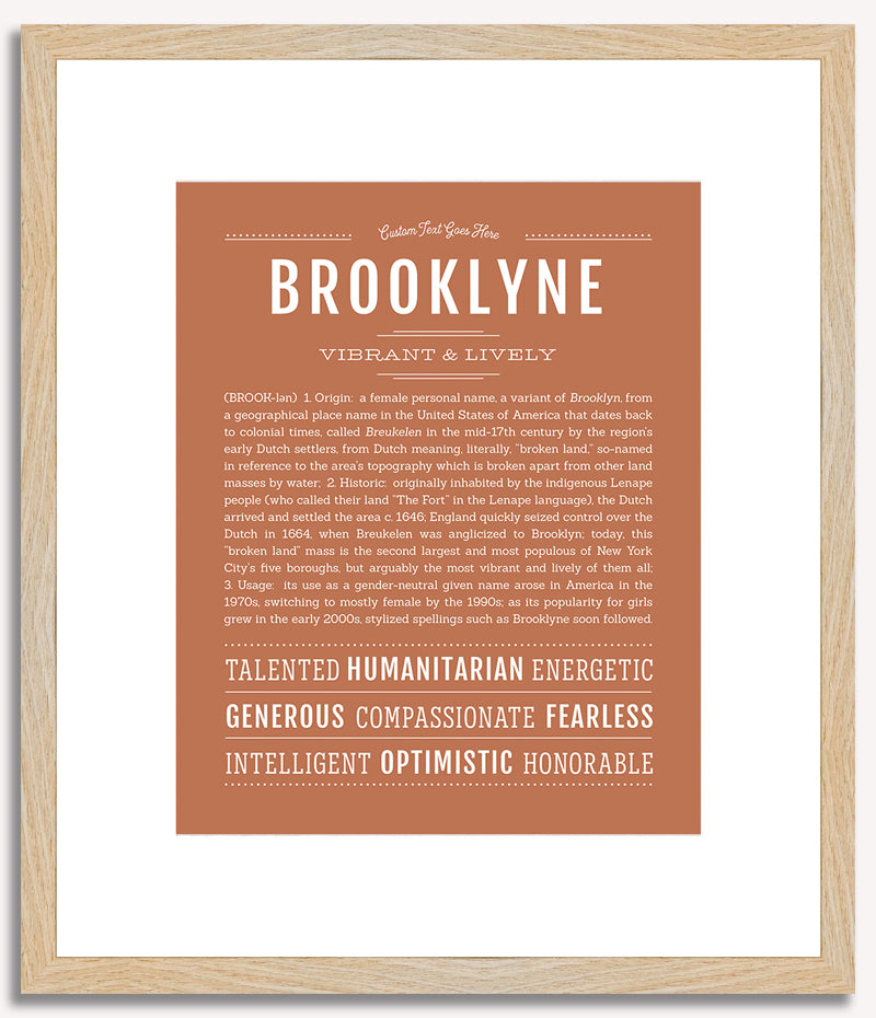 Brooklyne | Name Art Print