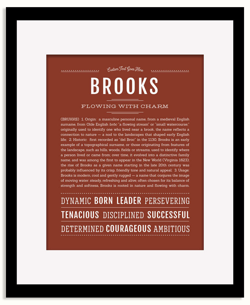 Frame Options | Bordeaux | Black Frame, Matted