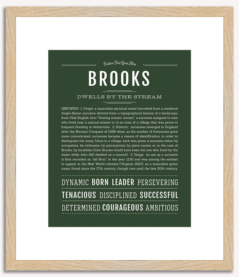 Brooks | Name Art Print