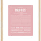 Frame Options | Dusty Rose | Maple Frame, Matted