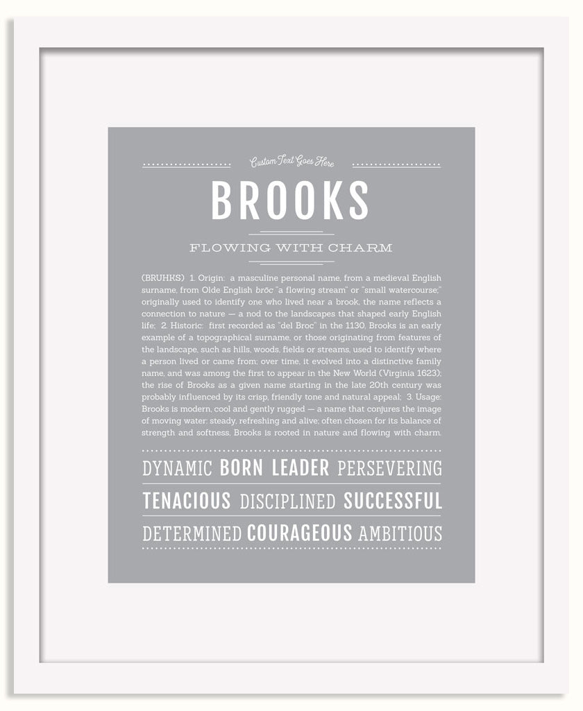 Frame Options | Light Gray | White Frame, Matted