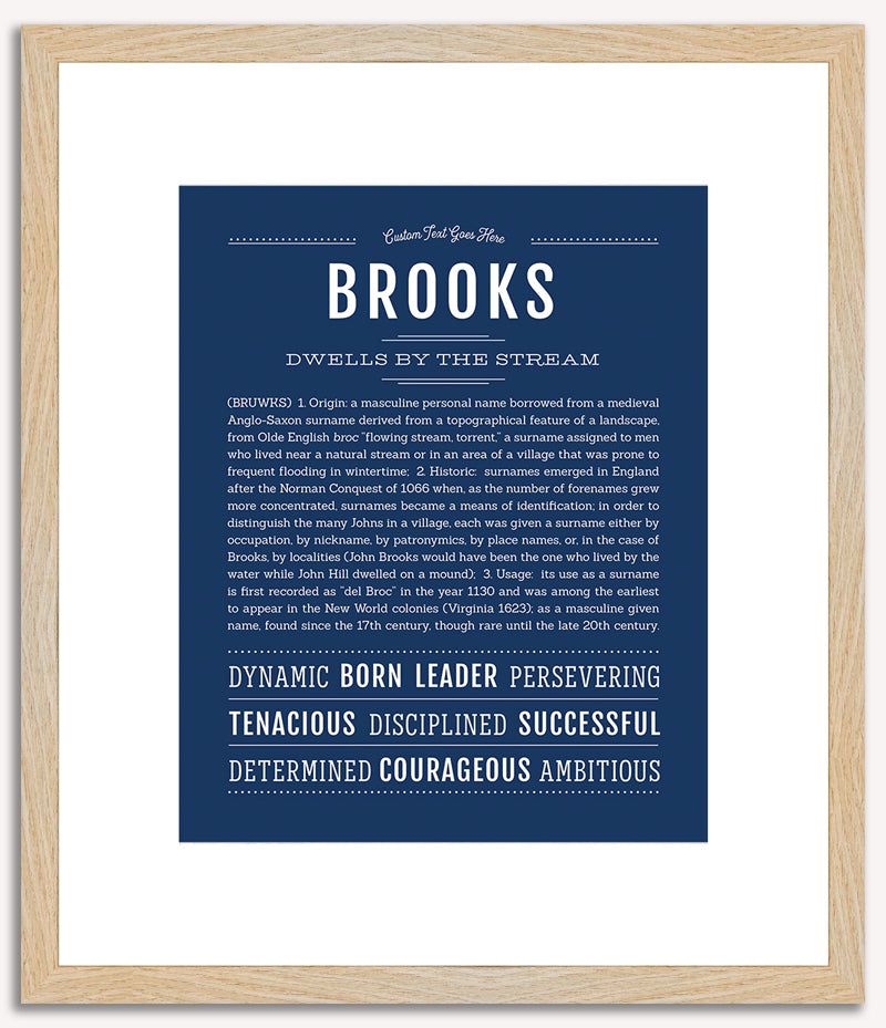 Brooks | Name Art Print