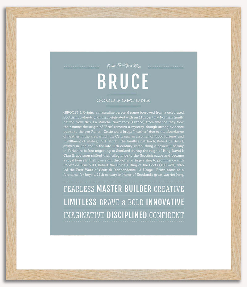 Bruce | Name Art Print