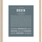 Bruin | Name Art Print