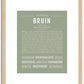 Bruin | Name Art Print