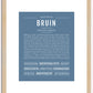 Bruin | Name Art Print