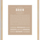 Bruin | Name Art Print