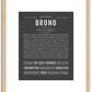 Bruno | Name Art Print