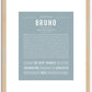 Bruno | Name Art Print