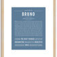 Bruno | Name Art Print